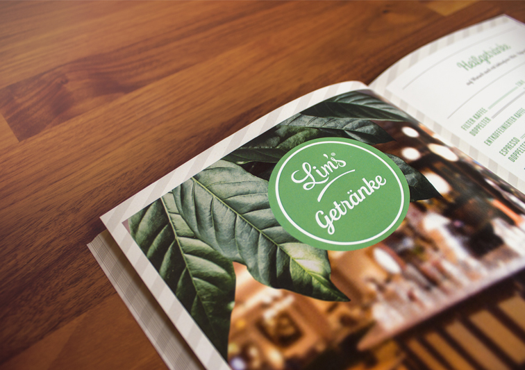 Print Medien Speisekarten Design für Restaurant und Café