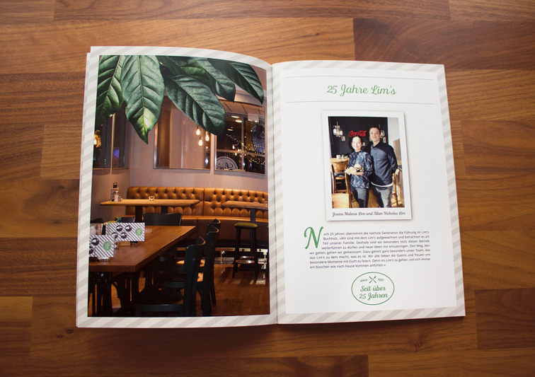 Print Medien Speisekarten Design für Restaurant und Café