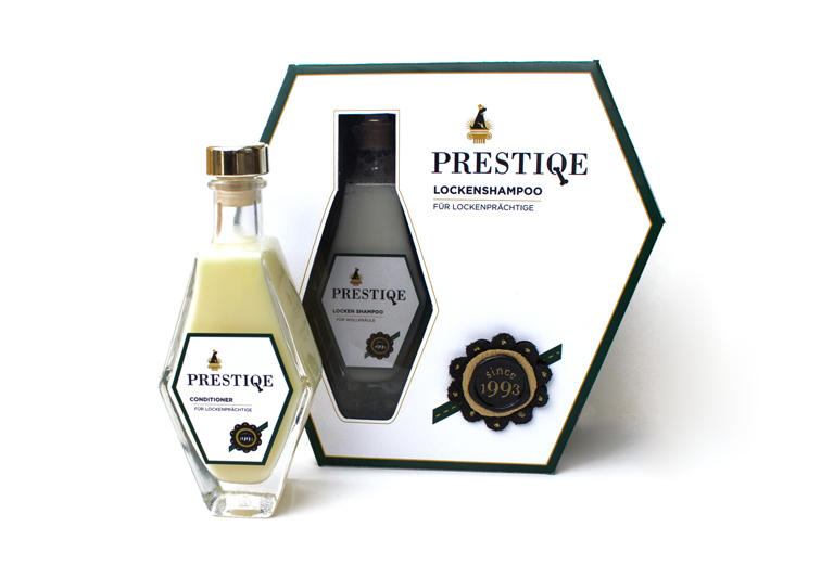 Packaging Verpackungsdesign für Flaschen einer Luxus Marke