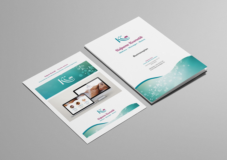 Corporate und Logo Design eines Kosmetikstudios