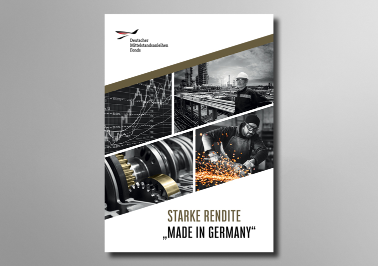 Print Design Anzeige mit Bildwelt für mittelständisches Finanzunternehmen