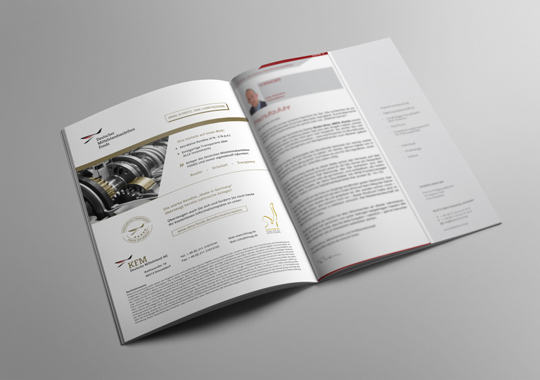 Print Design Anzeige mit Bildwelt für mittelständisches Finanzunternehmen