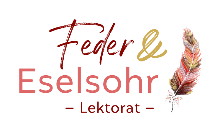 Sina Holste Design Feder und Eselsohr Lektorat Logo Design mit einem handschriftlichen Schriftzug und einer Feder für ein Lektorat